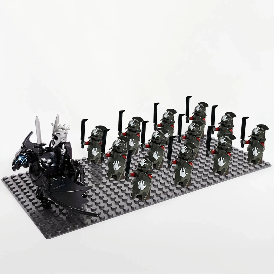Der Herr der Ringe Burg Ritter Rohan Azog Orks Minifigur Baustein 13-teiliges Set - Bild 1