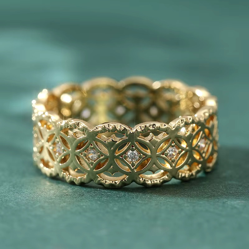 YoYo Ring, Zirkonia, goldfarben, Damen - Bild 2