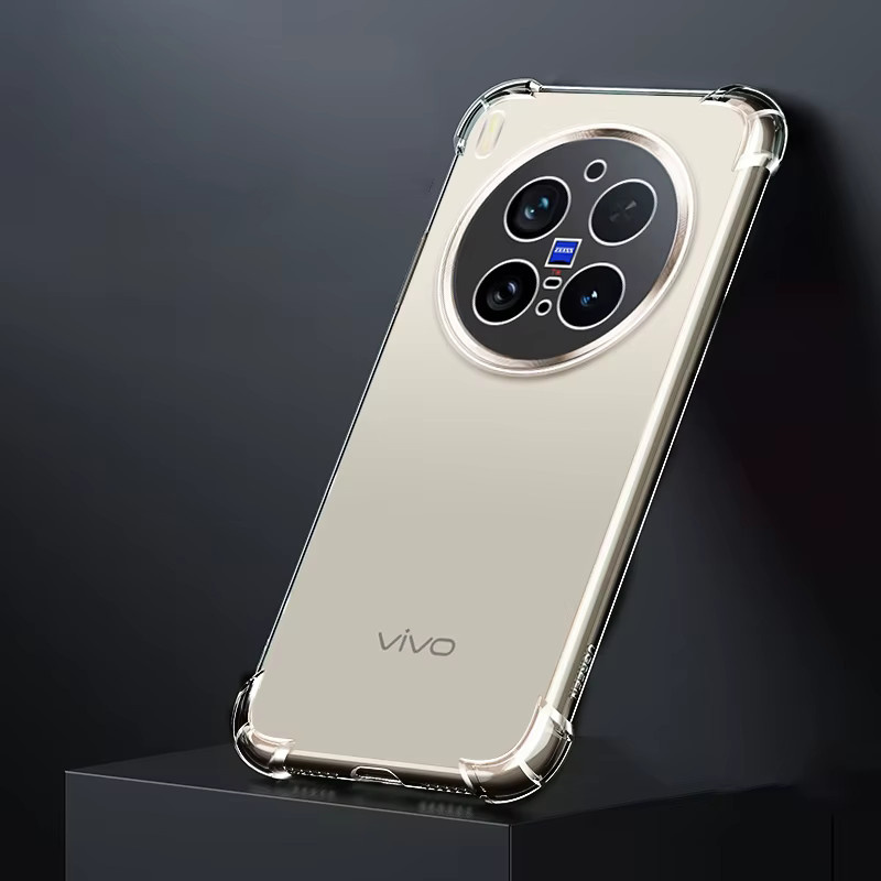 Stoßfeste Silikonhülle für Vivo X300 Ultra X300S X300 FE 5G X200 Ultra X200 Pro Mini in Transparent - Bild 6