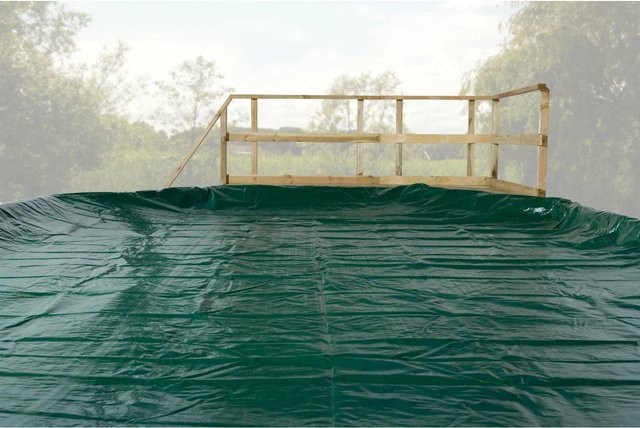 WEKA Abdeckplane aus Polyethylen (PE) in Grün, Breite: 480 cm - Bild 1