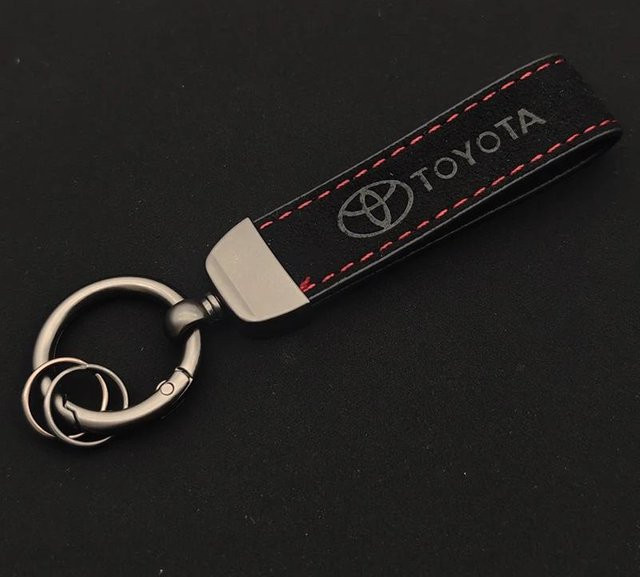 Toyota Schlüsselanhänger, Leder, Schwarz, Unisex - Bild 1