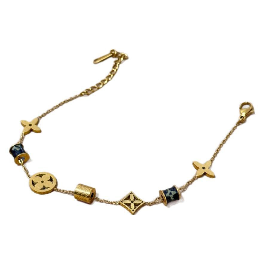Hui Ran Armband, Edelstahl, Kleeblatt, Gold, Damen - Bild 2