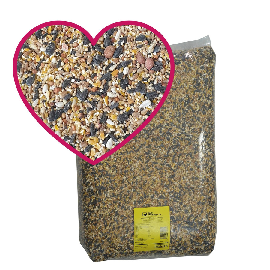 MeinWildvogel Vital Vogelfutter Ganzjahresfutter für Wildvögel und Gartenvögel, 30 kg - Bild 2