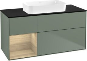 V&B Waschtischunterschrank Finion Wandbeleuchtung in Lackoptik B/T: 120 x 60 cm - Bild 1