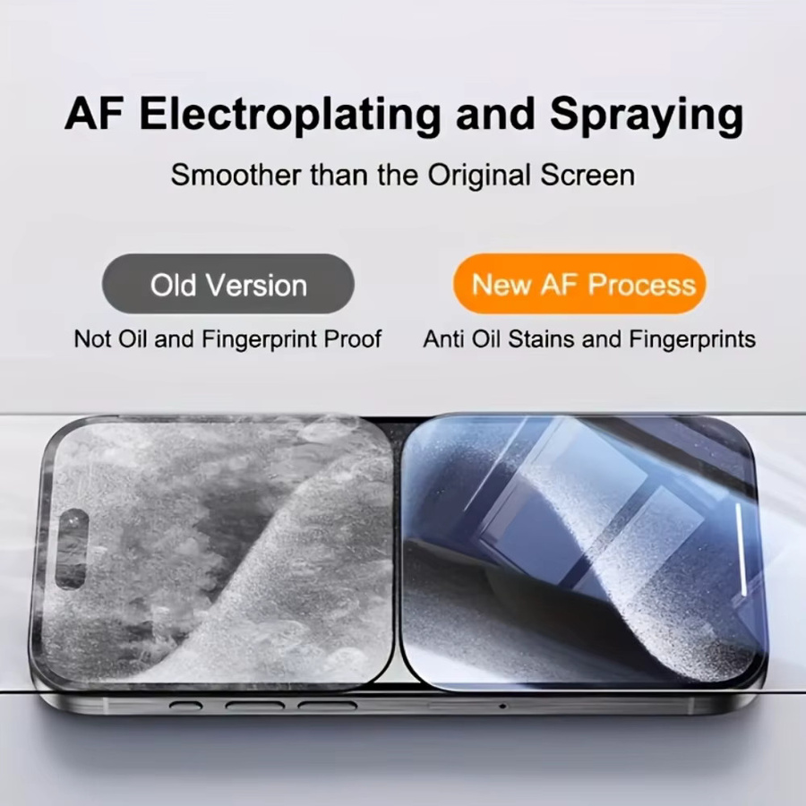 2 Stück HD-Vollbildschutz Glas für Apple iPhone 17 16 15 14 13 12 11 Pro Max Plus XR XS in Transparent mit Easy Install System - Bild 3
