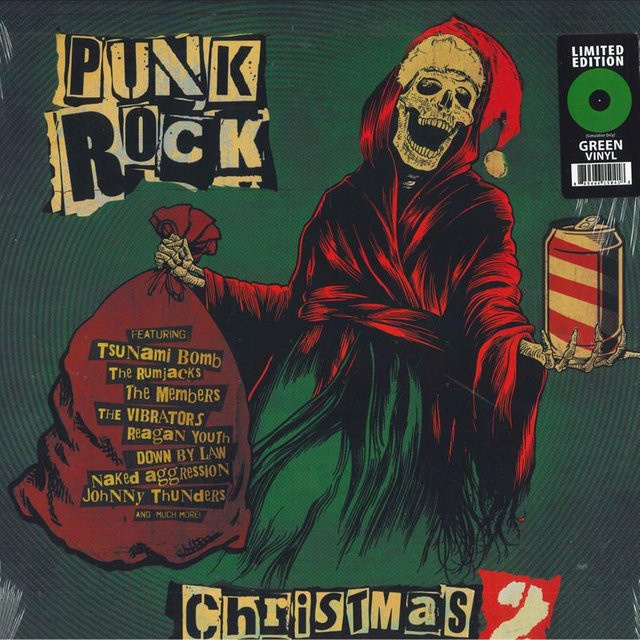 Punk Rock Christmas LP Schallplatte von Various, Cleopatra Records, 2021, Brown/Multicolour, Rock & Punk Vinyl - Bild 1