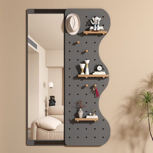 Moderner ausziehbarer Ganzkörperspiegel zur Wandmontage für Schlafzimmer und Flur - Bild 1