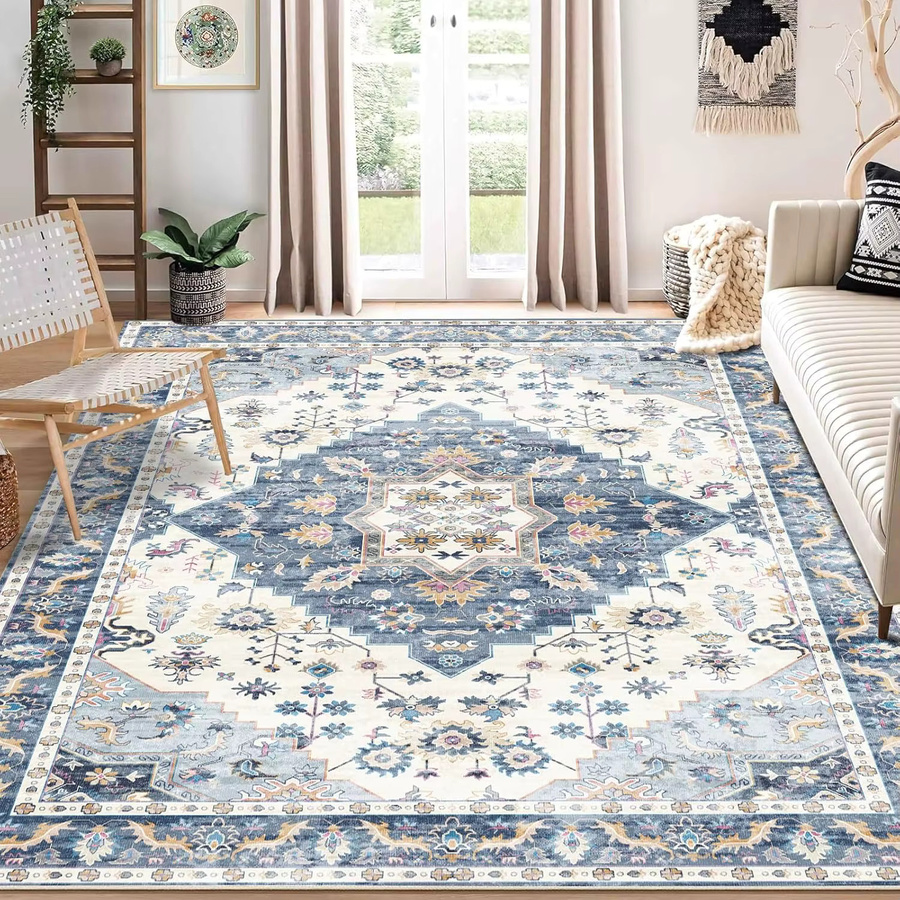 VIKAMA Böhmischer Retro-Teppich für Wohnzimmer und Schlafzimmer - Bild 1