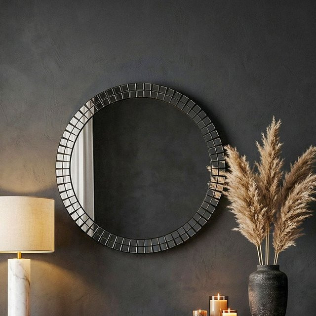 Runder Wandspiegel von Finebuy Durchmesser: 60 cm - Bild 1