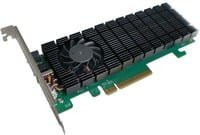 HighPoint SSD6202A NVMe M.2 RAID Controller Karte in Schwarz - Bild 1