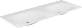 Keuco Varicor Doppel-Waschtisch Edition 11 in Weiß, B: 245 cm, T: 53,5 cm, mit 2x1 HL und ÜL - Bild 1