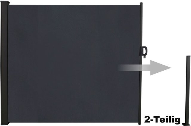 Linder Exclusiv Seitenmarkise als Windschutz und Sichtschutz mit Einroll-Funktion, Breite: 300 cm, Höhe: 160 cm - Bild 1