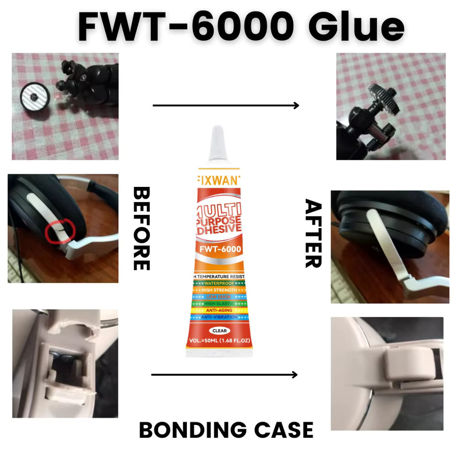 FIXWANT FWT-6000 Hochtemperaturbeständiger Handy-Reparaturkleber für Telefonabdeckungen, Akkus und DIY-Projekte - Bild 4