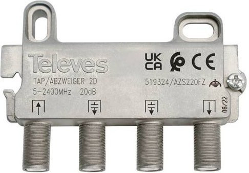 Televes AZS220FZ SAT-Abzweiger in Silber - Bild 1