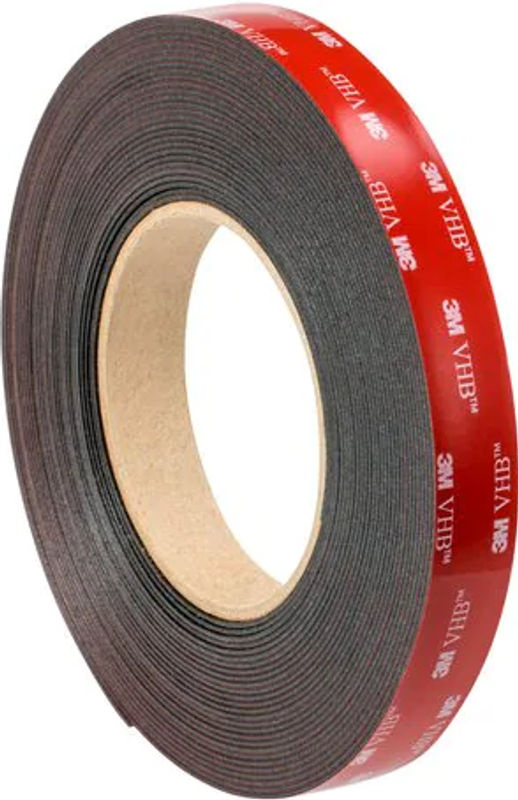 3M Doppelseitiges Klebeband Schwarz B: 12 mm, L: 33 m - Bild 2