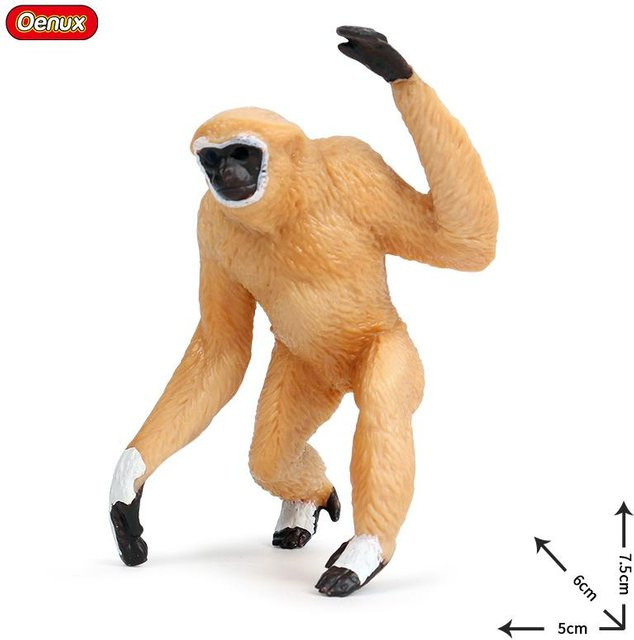 Oenux Wildtier Schimpanse Orang-Utan Gorilla Baumfaultier Affe, Actionfiguren, ab 3 Jahren - Bild 1
