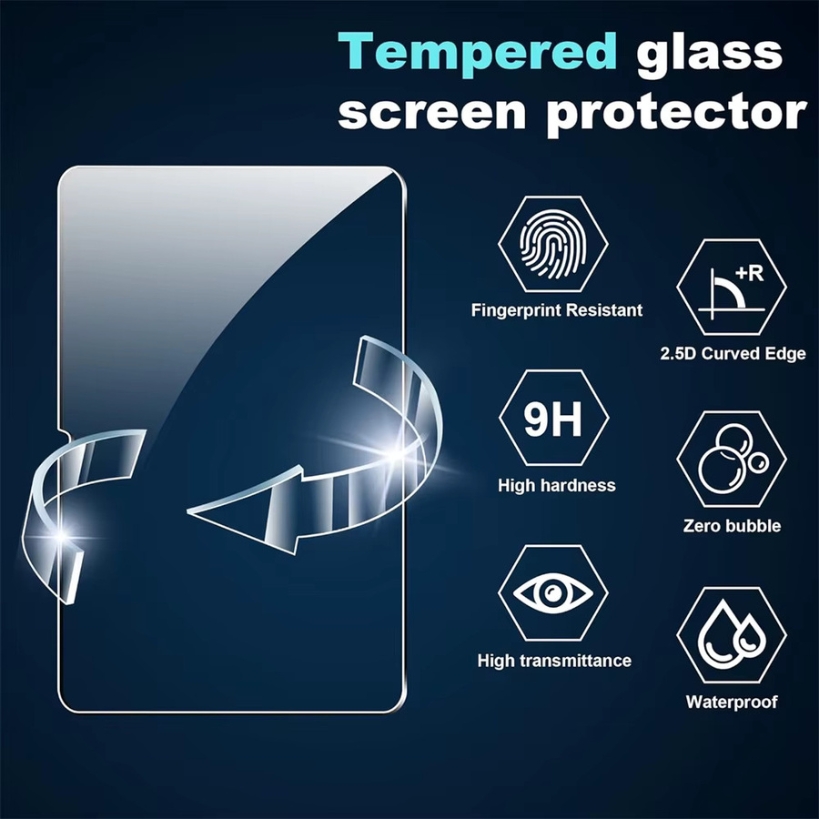 2er-Set gehärtete Glas Displayschutzfolie für Lenovo Xiaoxin Pad 12,1 Zoll 2025 TB365FC, transparent, Anti-Fingerprint und HD-Schutz - Bild 3