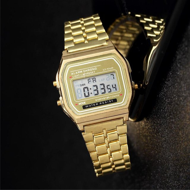 Digitaluhr Roségold, Silikon, Damen - Bild 1