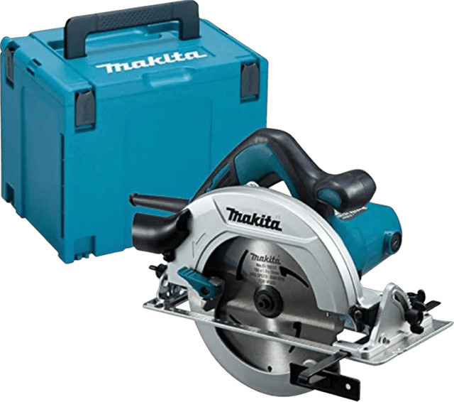 Makita Handkreissäge HS7601J mit 1200W und 68 mm Schnitttiefe in Blau/Schwarz im MAKPAC System - Bild 1