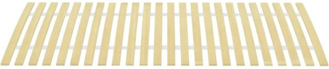vidaXL Lattenrost aus Pappelholz mit 24 gebogenen Federlatten, Braun, B: 90 cm, T: 200 cm - Bild 1