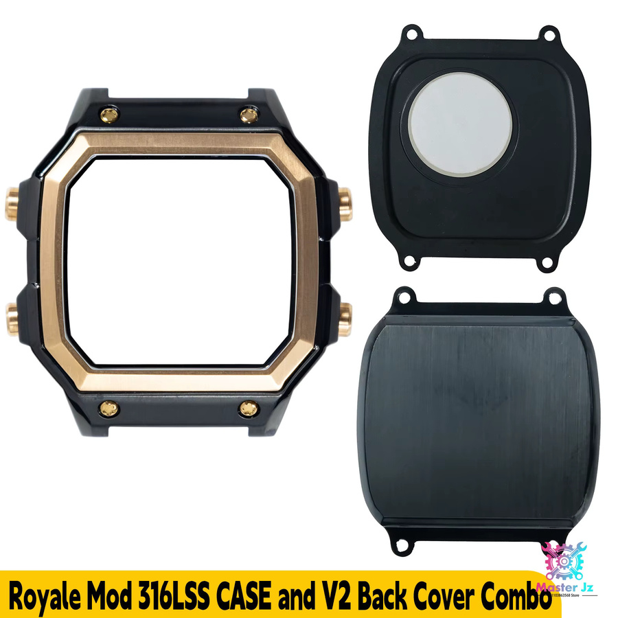 Casio Uhrengehäuse Edelstahl, Royale Mod Zubehör, Unisex - Bild 2