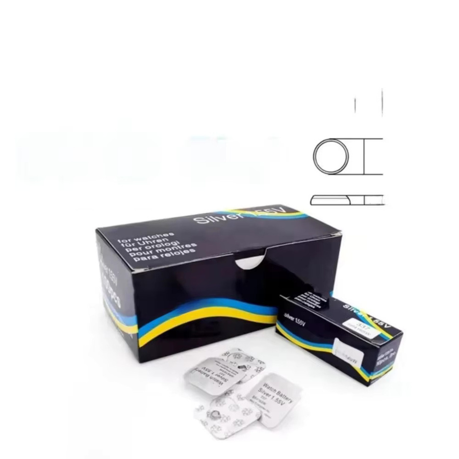 50 Stück Sony SR416SW Knopfzellenbatterien 1,55V für Uhren, Typ 623 D337 337 SP337, Silber - Bild 1