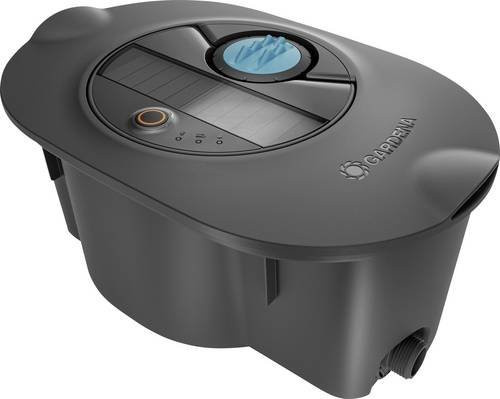 GARDENA AquaPrecise Bewässerungssteuerung mit Solarpanel, Bluetooth App-Steuerung, Kontur-Regnerkopf und FlowBalance-Ventil für In-Ground-Systeme mit 3/4 Zoll Außengewinde - Bild 1