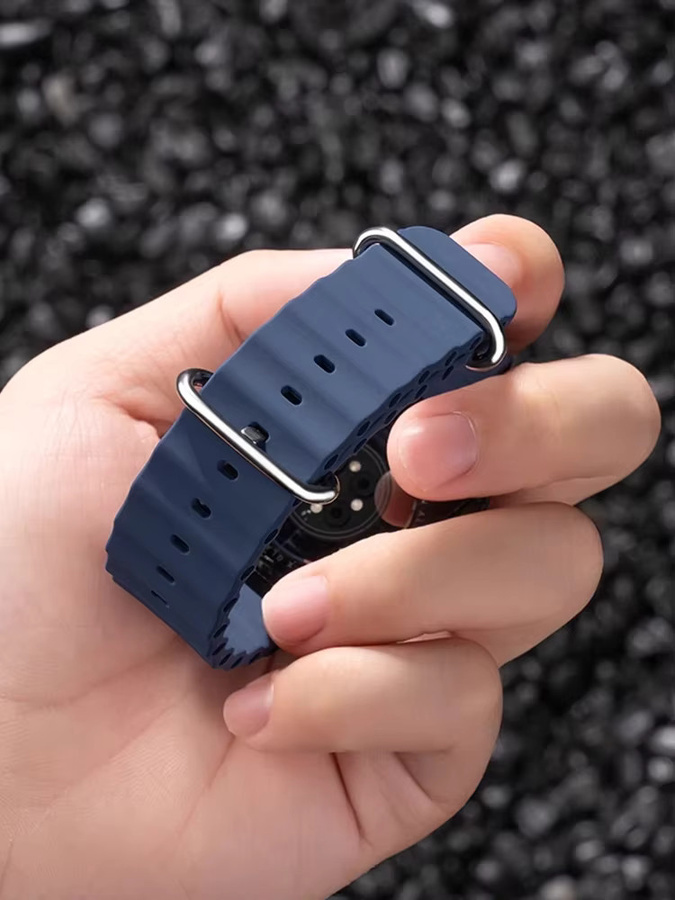 Uhrenarmband Kautschuk, Klassisch, 22 mm, 20 mm - Bild 2