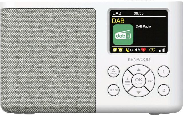 Kenwood CR-M33DAB Tischradio DAB+ FM UKW Weiß - Bild 1