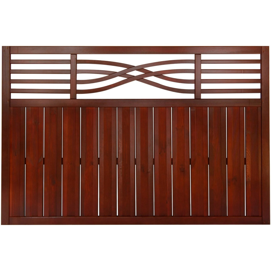 Andrewex Vorgartenzaun Malaga aus Nadelholz mit geflochtenem Geflecht, Braun, B/H: 120 x 180 cm - Bild 2