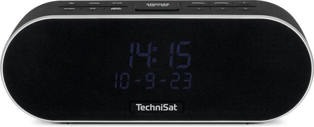 Technisat DigitRadio 53 BT DAB+ Uhrenradio mit Bluetooth und USB in Schwarz - Bild 1