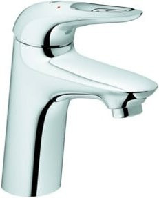 Grohe Waschtisch-Einhebelmischer Eurostyle in Chrom mit silbernem Metal-Hebel und wassersparender Funktion - Bild 1