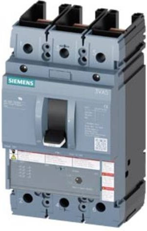 Siemens 3VA5220-0MU31-0AA0 Leistungsschalter in Grau mit einem maximalen Einstellbereich von 200A und einer maximalen Schaltspannung von 690 V/AC - Bild 1