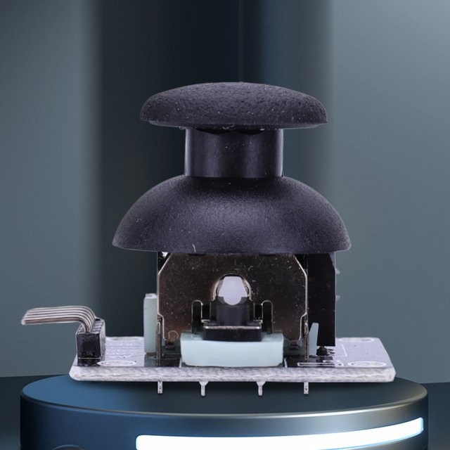 APWIKOGER KY-02 Zweiachsiger Joystick Breakout-Modul Spielsteuerungs-Sensor in Schwarz - Bild 1
