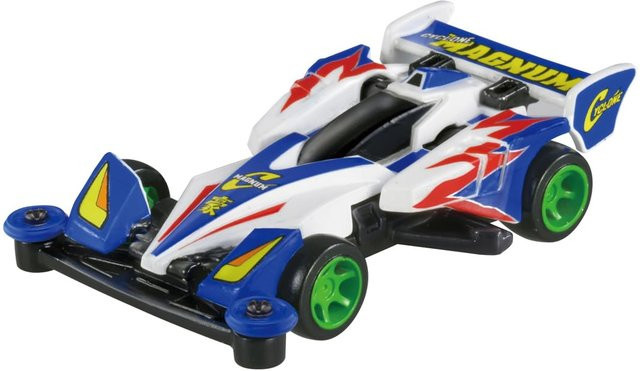 Takara Tomy Bakusou Kyoudai Let's & Go Cyclone Magnum Mini-Auto, Blau, ab 6 Jahre - Bild 1
