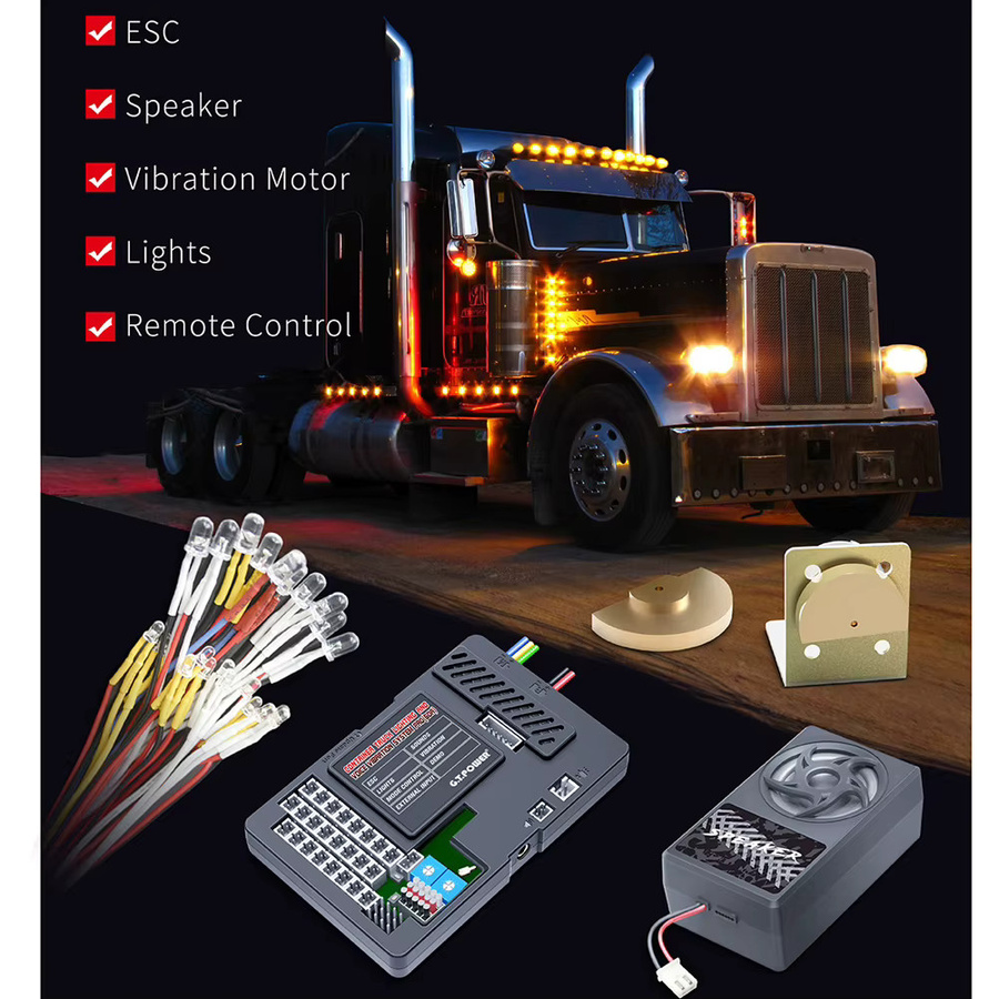 G.T.Power Container Truck Beleuchtungs- und Sprachvibrationssystem PRO, Zubehör - Bild 2