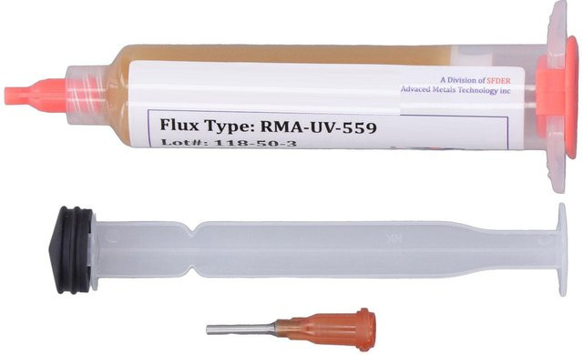 TOMTOP JMS Lötflussmittel No Clean Lötpaste Transparent 10 cc für Elektronikreparaturen - Bild 1