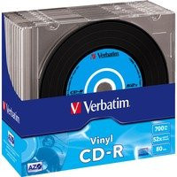 Verbatim CD-R AZO Data Vinyl 700 MB 52X CD-Rohlinge 10er-Pack - Bild 1