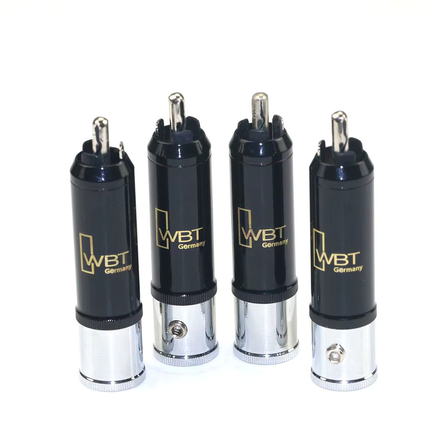 WBT Flaggschiff WBT-0152Ag RCA-HiFi-Lautsprecher Signalkabel mit versilberten Lotus-Steckern und 10,8 mm Anschlussöffnung - Bild 2