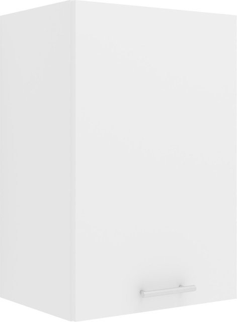 VCM Hängeschrank Esilo in Weiss mit Holztür, B/H/T: 40 x 60 x 31 cm - Bild 1