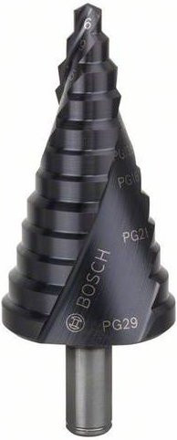 Bosch HSS Stufenbohrer TiAIN mit 3-Flächenschaft in Silber, Gesamtlänge: 9,3 cm - Bild 1