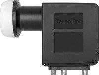 TechniSat Universal-SCR 8+2 LNB Einkabel-LNB mit 8 Unicable Frequenzen und 2 Legacy-Ausgängen in Schwarz - Bild 1