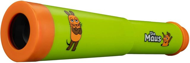 DieMaus Teleskop Kinderfernrohr Maus-Motiv Grün-Orange ab 6 Jahren - Bild 1