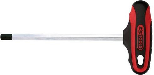 KS Tools Innen-Sechskantschraubendreher aus Stahl in Rot mit einer Schlüsselweite von 2 mm - Bild 1