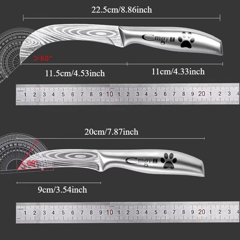 PLYS XTL Schälmesser aus Edelstahl in Silber - Bild 4