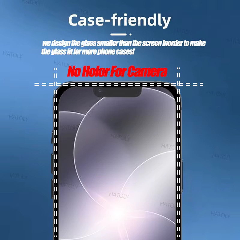 Panzerglas Displayschutzfolie für Apple iPhone 17e und iPhone 16e, transparent, Vollkleber-Schutzglas - Bild 2