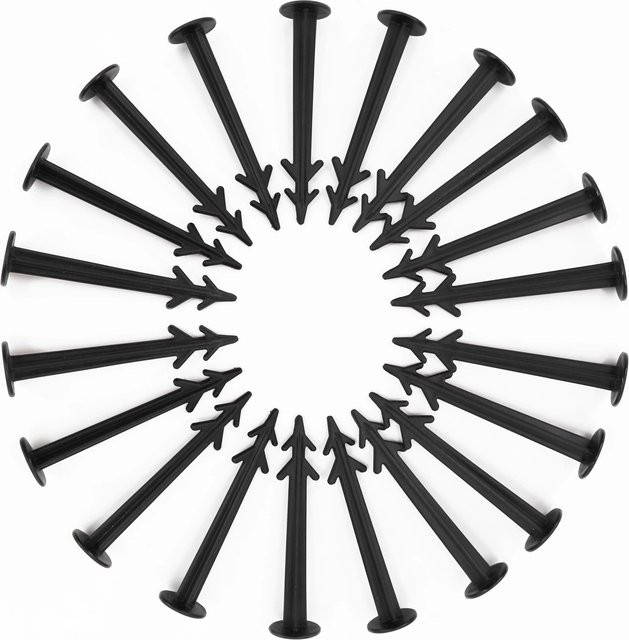 Aquagart 150 Netzanker Bodenanker aus Kunststoff in Schwarz für Teichnetze Laubschutznetze und Abdecknetze - Bild 2