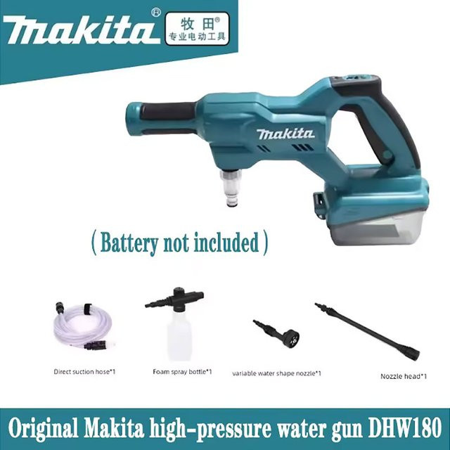 Makita DHW180 Akku-Hochdruckreiniger 18V kabelloses tragbares Reinigungsgerät in Petrol - Bild 1