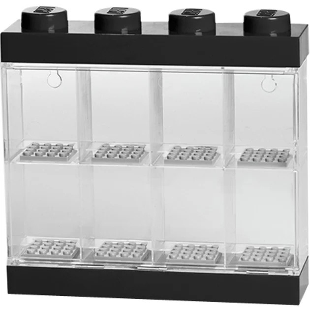 LEGO Minifiguren Display Case 8 Aufbewahrungsbox in Schwarz - Bild 1