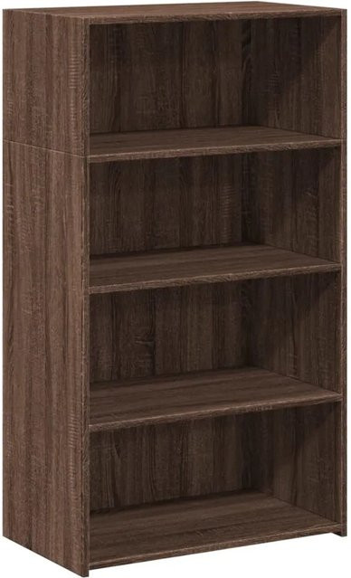 vidaXL Highboard in Eiche Braun aus Holzwerkstoff, modern und freistehend, B/T/H: 70 x 41 x 124 cm - Bild 1